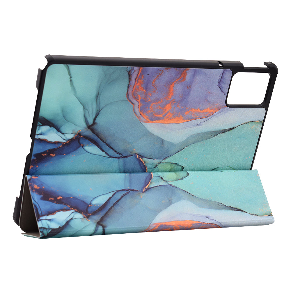 Husa pentru Lenovo Tab M11, Techsuit, FoldPro Green Time, Multicolor