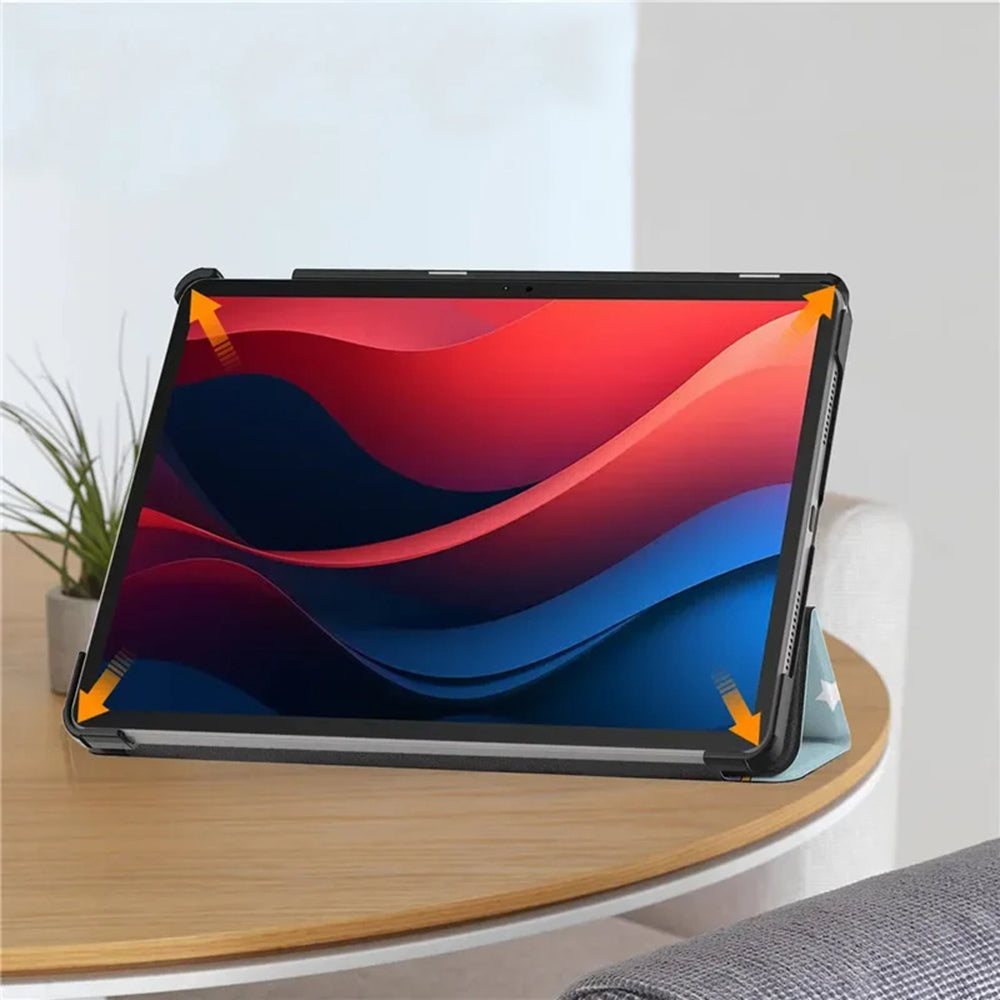 Husa pentru Lenovo Tab M11, Techsuit, FoldPro Unicorn, Multicolor