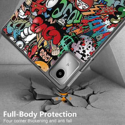 Husa pentru Lenovo Tab M11, Techsuit, FoldPro Urban Vibe, Multicolor
