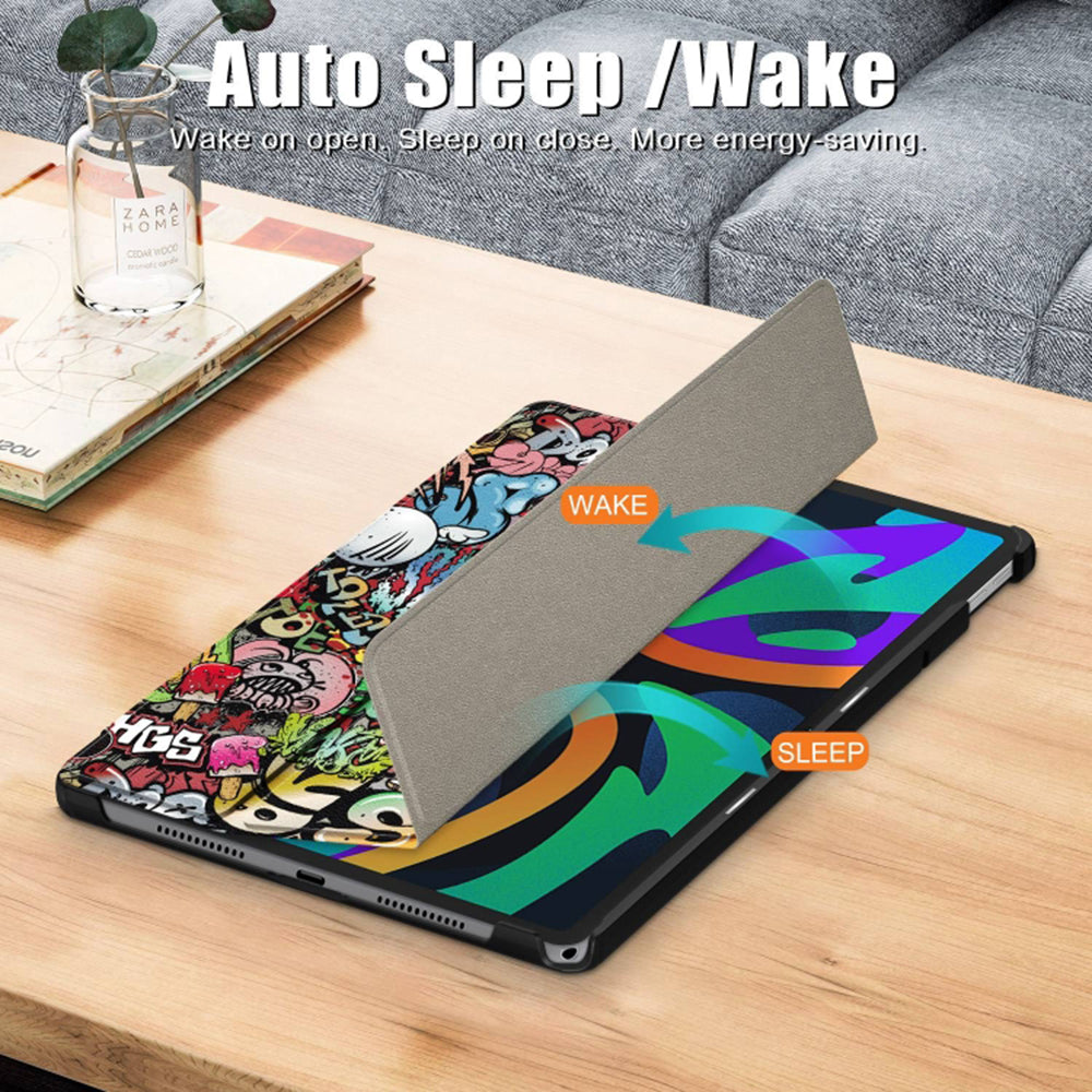Husa pentru Lenovo Tab M11, Techsuit, FoldPro Urban Vibe, Multicolor