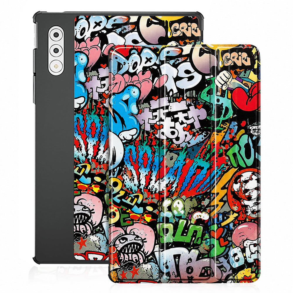 Husa pentru Lenovo Yoga Tab Plus, Techsuit, FoldPro Urban Vibe, Multicolor