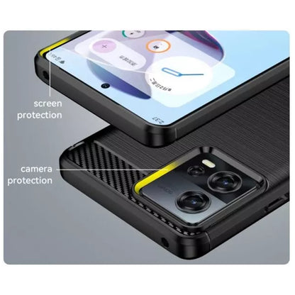 Husa pentru Motorola Edge 30 Fusion, Techsuit, Carbon, Neagra