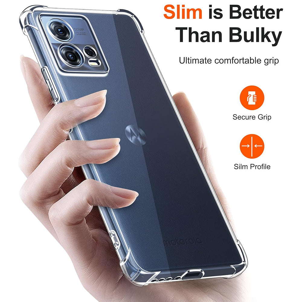 Husa pentru Motorola Edge 30 Fusion, Techsuit, Shockproof Clear, Transparenta