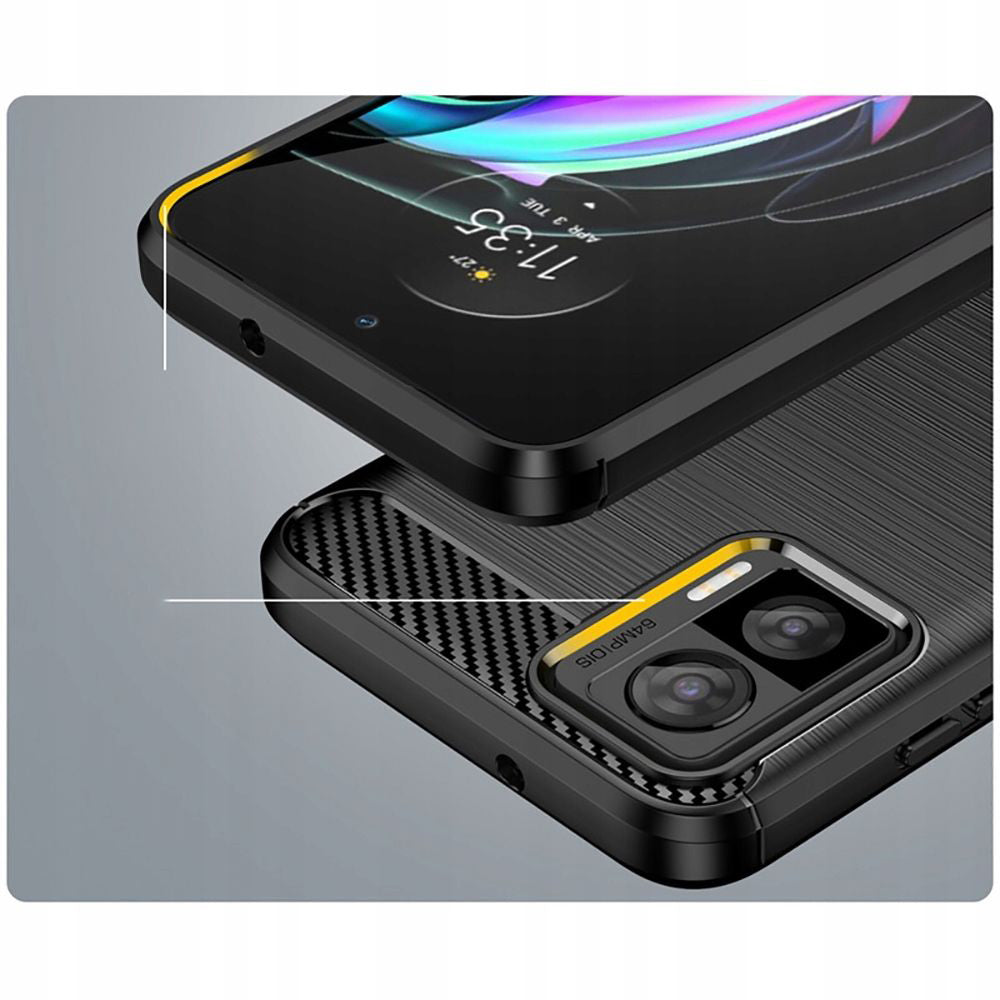 Husa pentru Motorola Edge 30 Neo, Techsuit, Carbon, Neagra