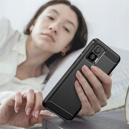 Husa pentru Motorola Edge 30 Neo, Techsuit, Carbon, Neagra