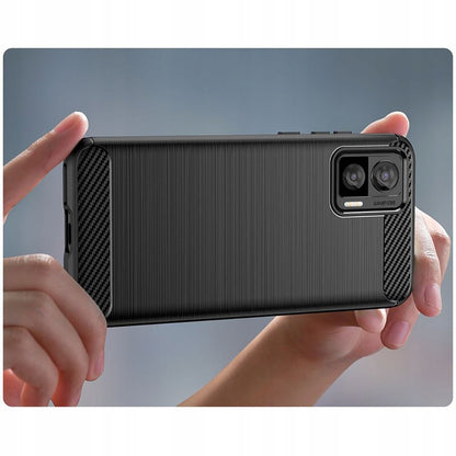Husa pentru Motorola Edge 30 Neo, Techsuit, Carbon, Neagra