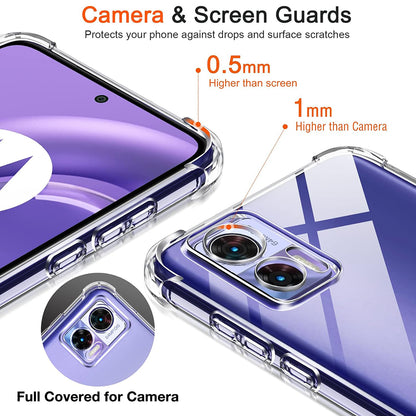 Husa pentru Motorola Edge 30 Neo, Techsuit, Shockproof Clear, Transparenta