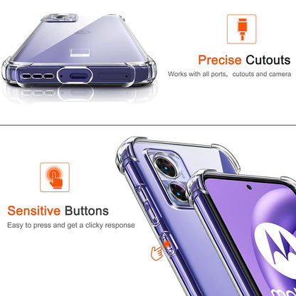 Husa pentru Motorola Edge 30 Neo, Techsuit, Shockproof Clear, Transparenta