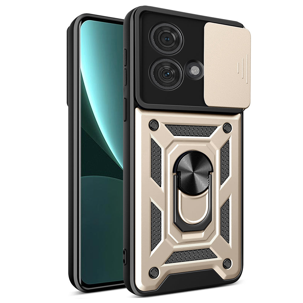 Husa pentru Motorola Edge 40 Neo, Techsuit, CamShield, Aurie