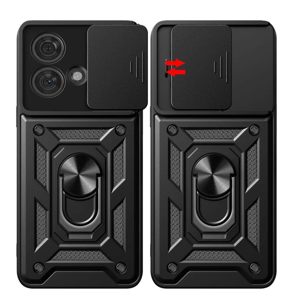 Husa pentru Motorola Edge 40 Neo, Techsuit, CamShield, Neagra