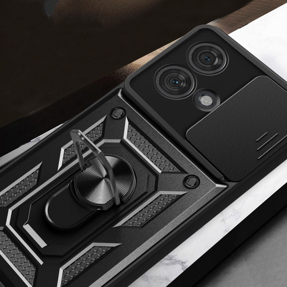 Husa pentru Motorola Edge 40 Neo, Techsuit, CamShield, Neagra