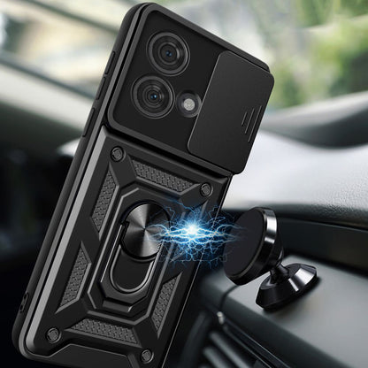 Husa pentru Motorola Edge 40 Neo, Techsuit, CamShield, Neagra