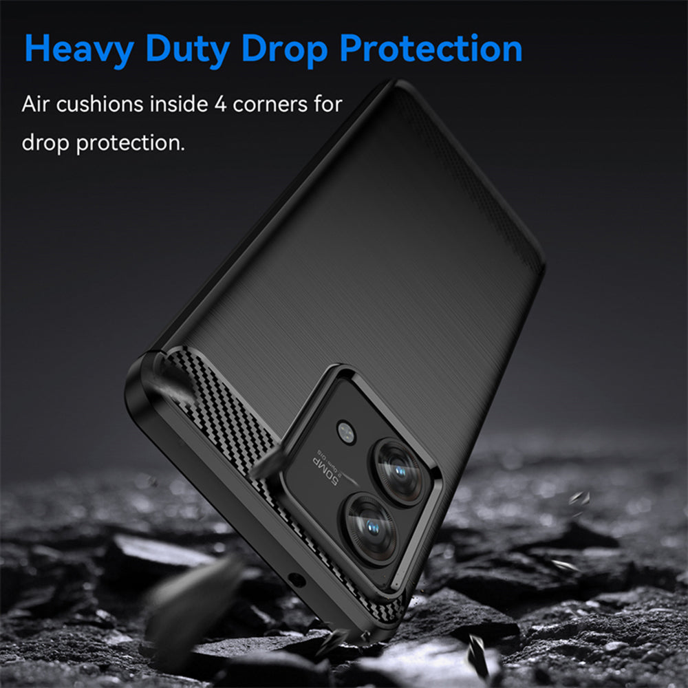 Husa pentru Motorola Edge 40 Neo, Techsuit, Carbon, Neagra