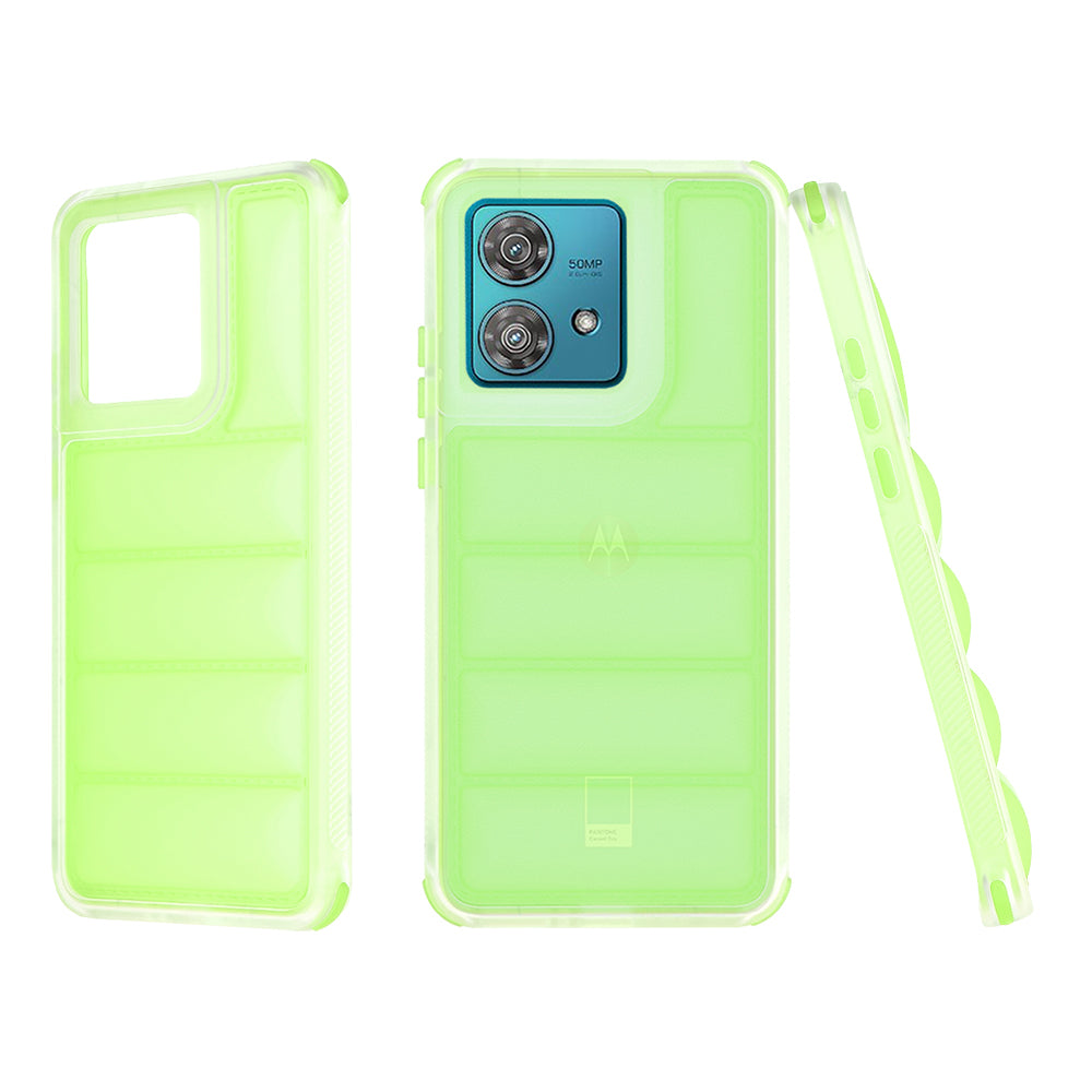 Husa pentru Motorola Edge 40 Neo, Techsuit, Wave Shield, Verde