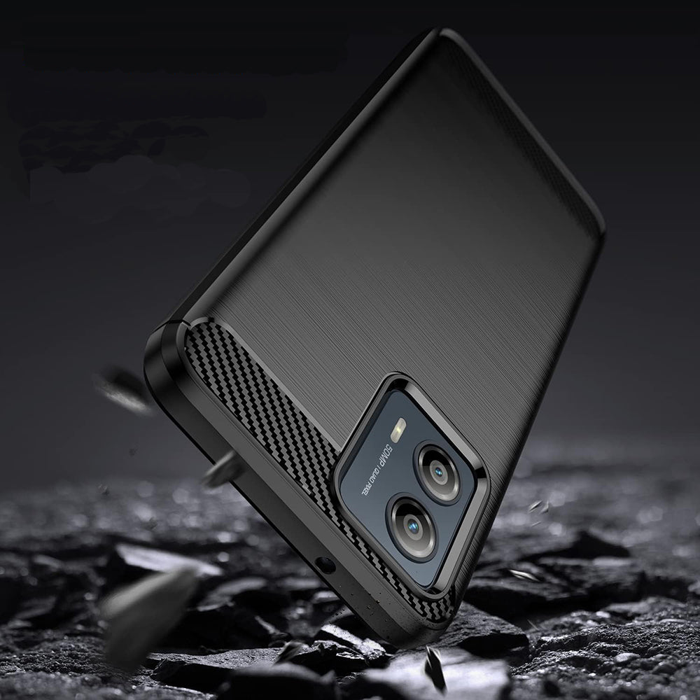 Husa pentru Motorola Edge 50 Fusion, Techsuit, Carbon, Neagra