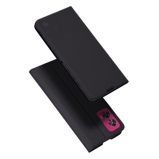 Husa pentru Motorola Edge 50 Fusion, Techsuit, Magskin Book, Neagra