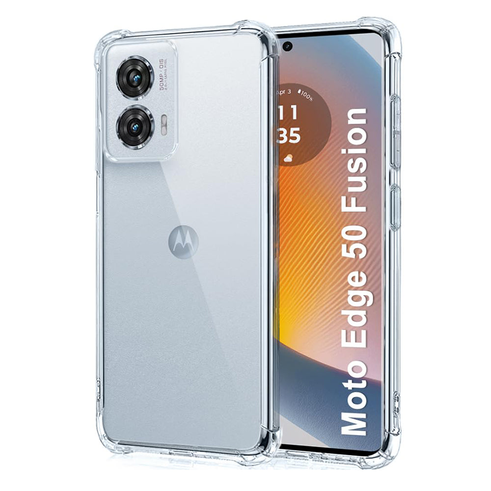 Husa pentru Motorola Edge 50 Fusion, Techsuit, Shockproof Clear, Transparenta