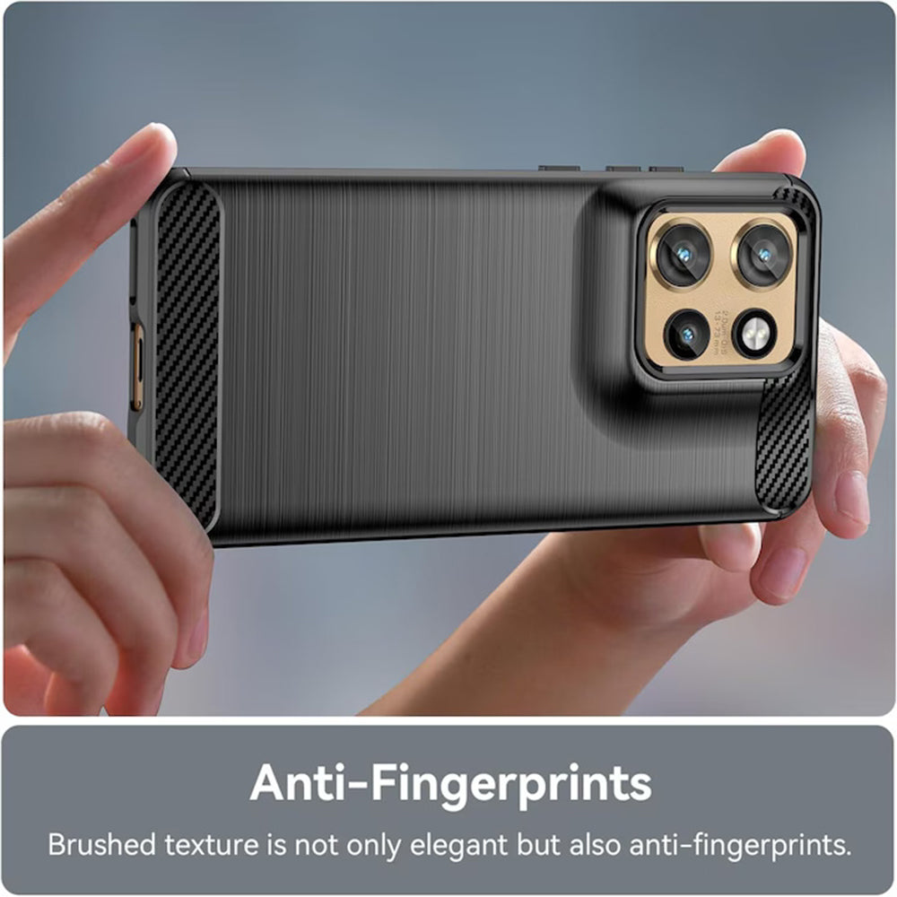 Husa pentru Motorola Edge 50 Neo, Techsuit, Carbon, Neagra