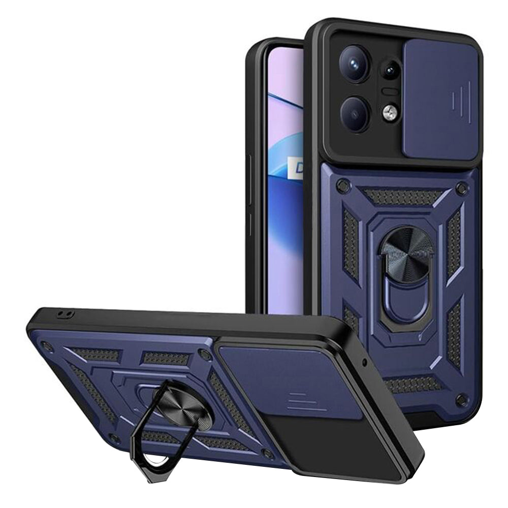 Husa pentru Motorola Edge 50 Pro, Techsuit, CamShield, Albastra