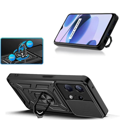 Husa pentru Motorola Edge 50 Pro, Techsuit, CamShield, Albastra