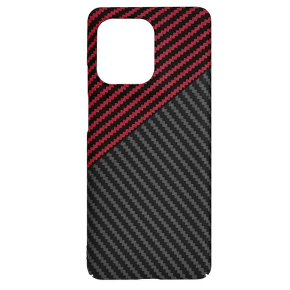 Husa pentru Motorola Edge 50 Pro, Techsuit, Carbonite FiberShell, Neagra Rosie
