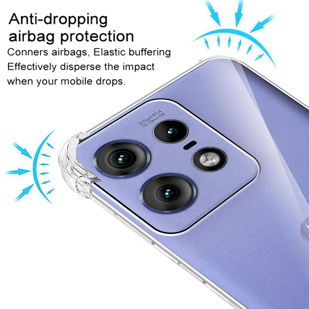 Husa pentru Motorola Edge 50 Pro, Techsuit, Shockproof Clear, Transparenta