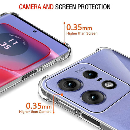 Husa pentru Motorola Edge 50 Pro, Techsuit, Shockproof Clear, Transparenta