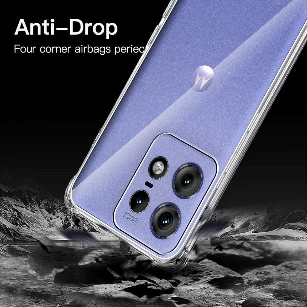 Husa pentru Motorola Edge 50 Pro, Techsuit, Shockproof Clear, Transparenta