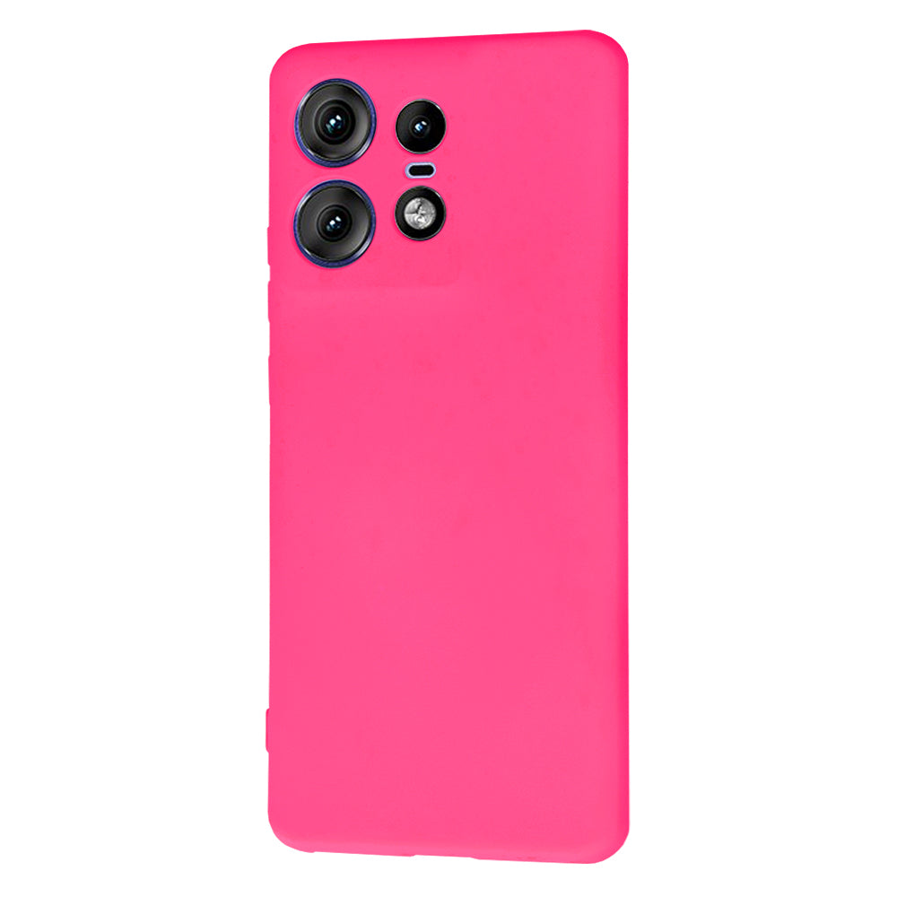 Husa pentru Motorola Edge 50 Pro, Techsuit, SoftFlex, Roz Inchis