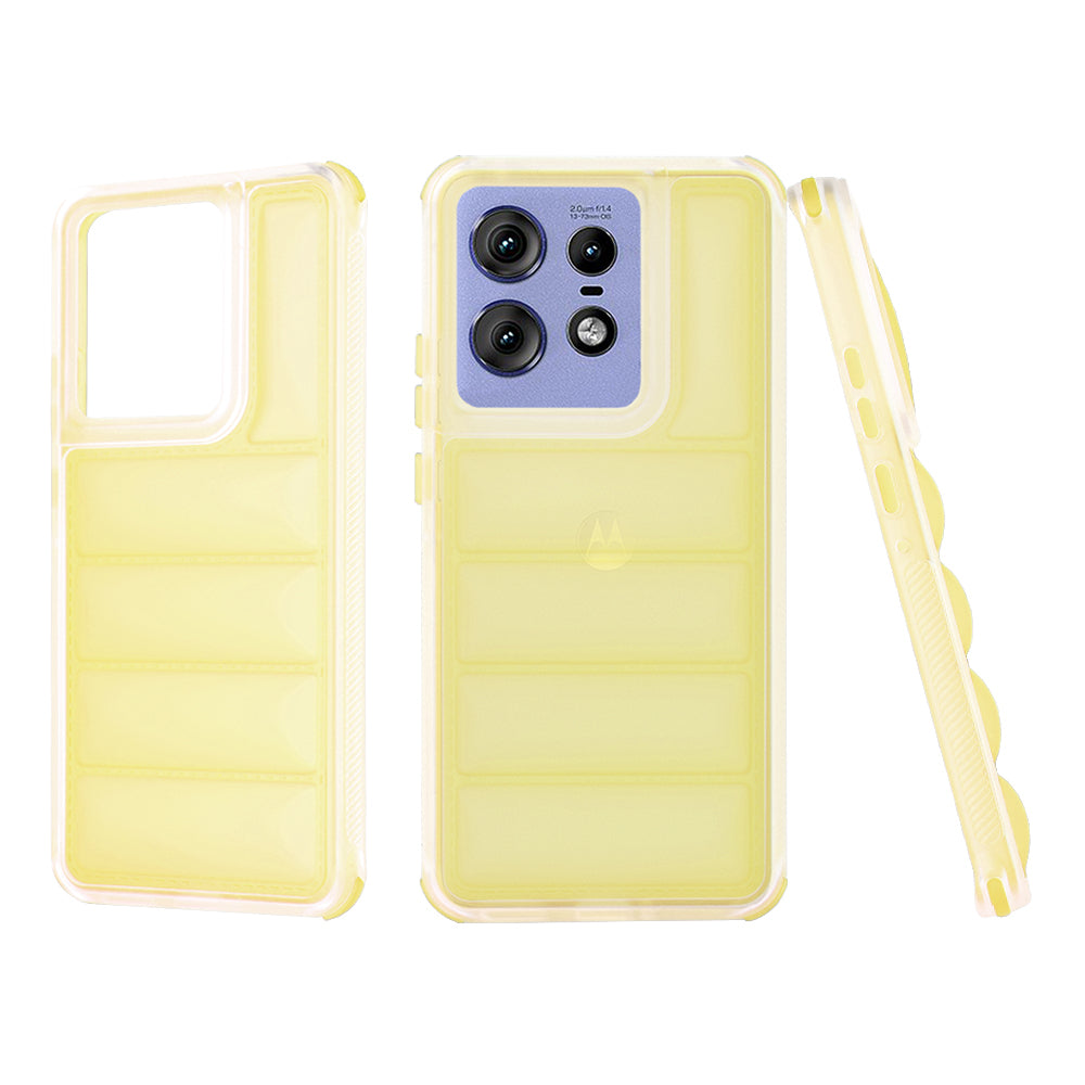 Husa pentru Motorola Edge 50 Pro, Techsuit, Wave Shield, Galbena