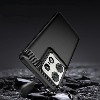Husa pentru Motorola Edge 50 Ultra, Techsuit, Carbon, Neagra