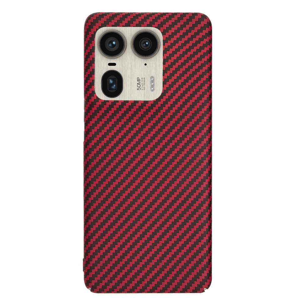 Husa pentru Motorola Edge 50 Ultra, Techsuit, Carbonite FiberShell, Rosie