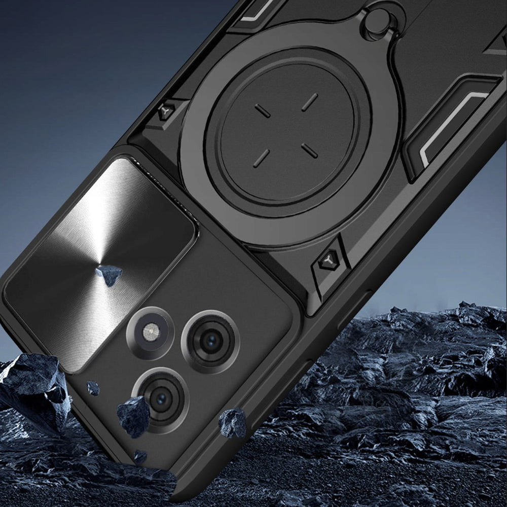 Husa pentru Motorola Edge 60 Fusion / Edge 60, Techsuit, CamGuard Pro, Neagra