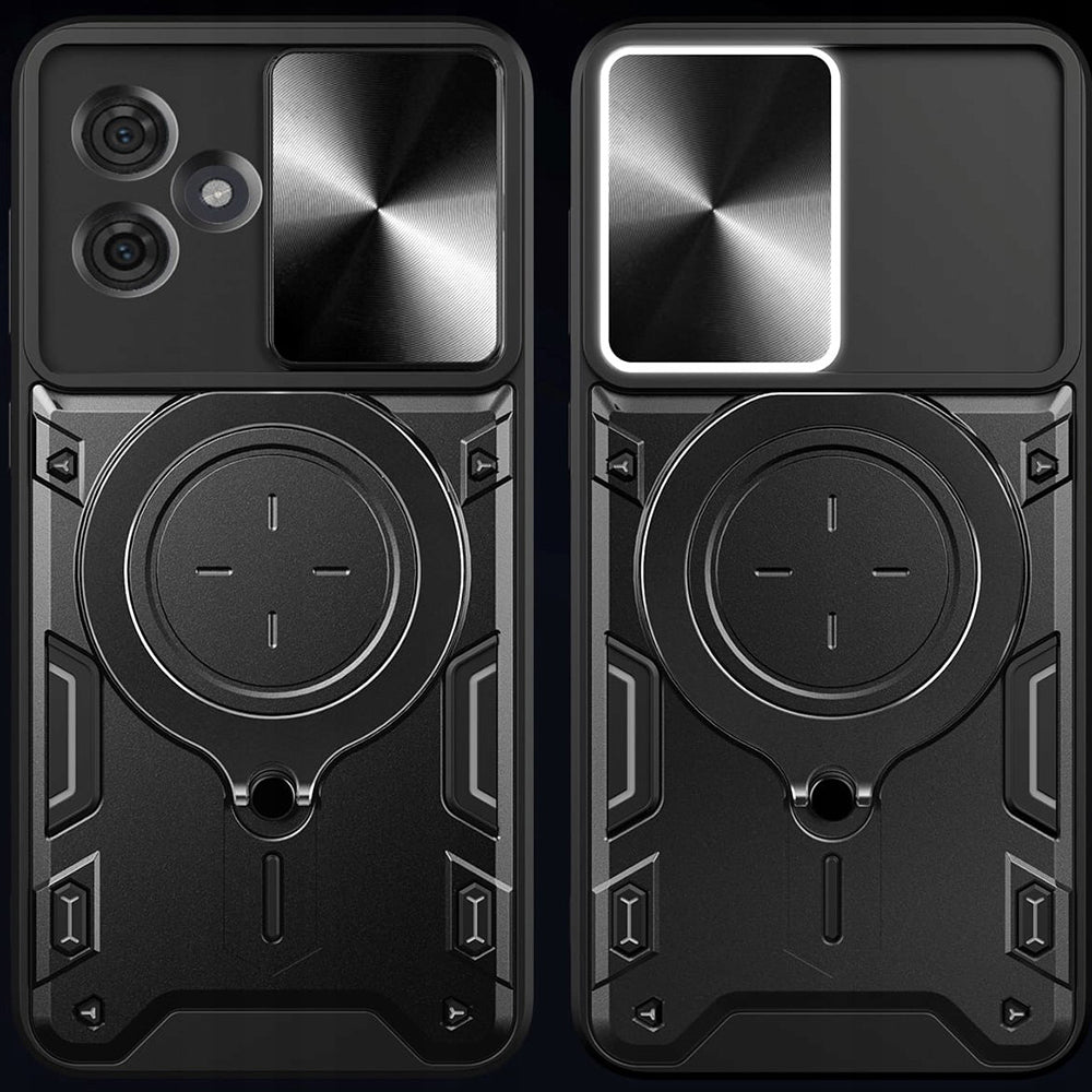 Husa pentru Motorola Edge 60 Fusion / Edge 60, Techsuit, CamGuard Pro, Neagra