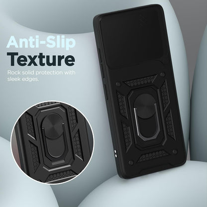 Husa pentru Motorola Edge 60 Fusion / Edge 60, Techsuit, CamShield, Neagra