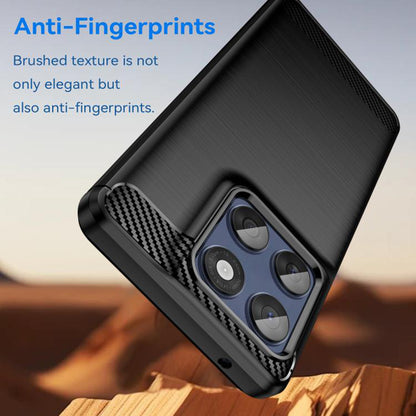 Husa pentru Motorola Edge 60 Fusion / Edge 60, Techsuit, Carbon, Neagra