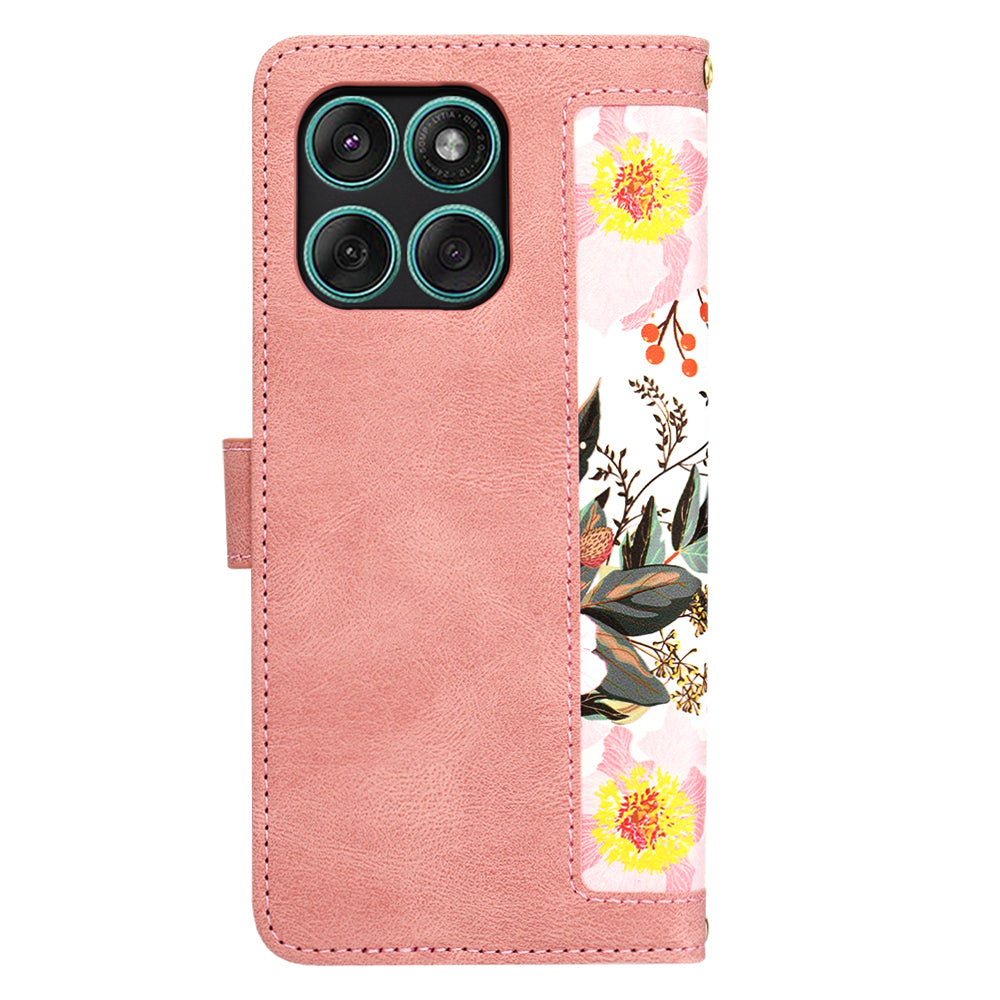 Husa pentru Motorola Edge 60 Fusion / Edge 60, Techsuit, FlipCraft, Roz