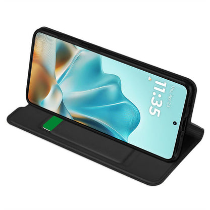 Husa pentru Motorola Edge 60 Fusion / Edge 60, Techsuit, Magskin Book, Neagra