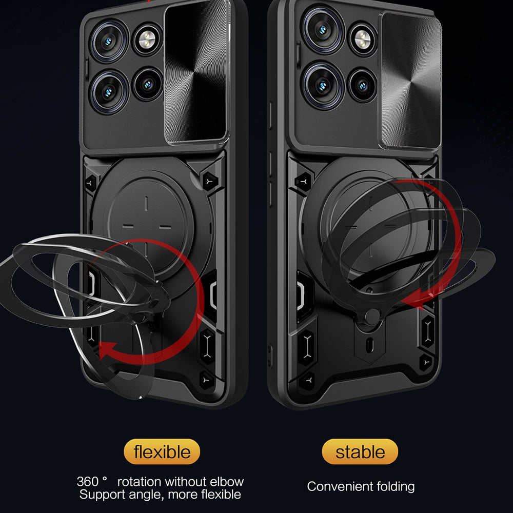 Husa pentru Motorola Edge 60 Neo / Edge 50 Neo, Techsuit, CamGuard Pro, Neagra