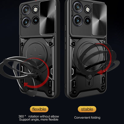 Husa pentru Motorola Edge 60 Neo / Edge 50 Neo, Techsuit, CamGuard Pro, Neagra