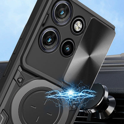 Husa pentru Motorola Edge 60 Neo / Edge 50 Neo, Techsuit, CamGuard Pro, Neagra