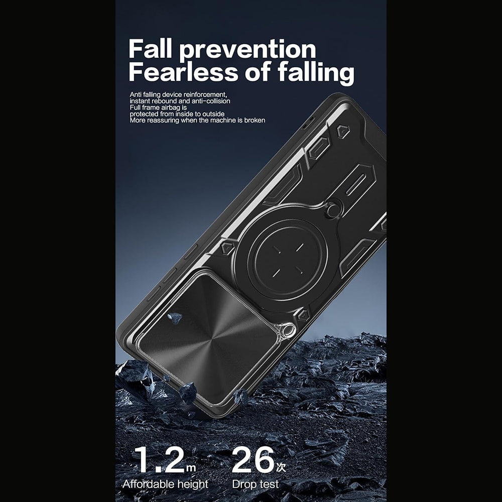 Husa pentru Motorola Edge 60 Pro, Techsuit, CamGuard Pro, Roz Aurie