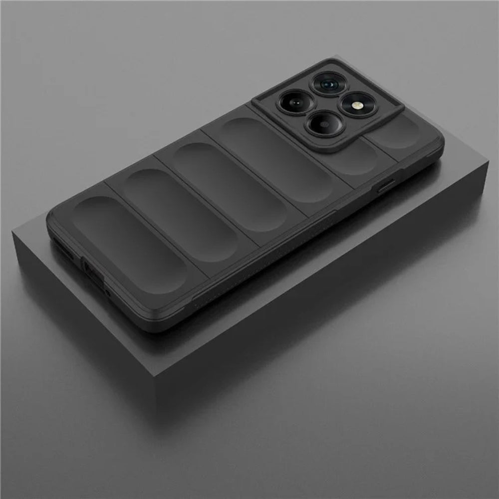Husa pentru Motorola Edge 60 Pro, Techsuit, Magic Shield, Neagra