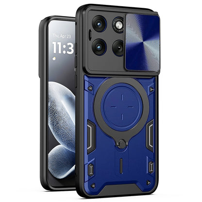 Husa pentru Motorola Edge 70 Fusion, Techsuit, CamGuard Pro, Albastra