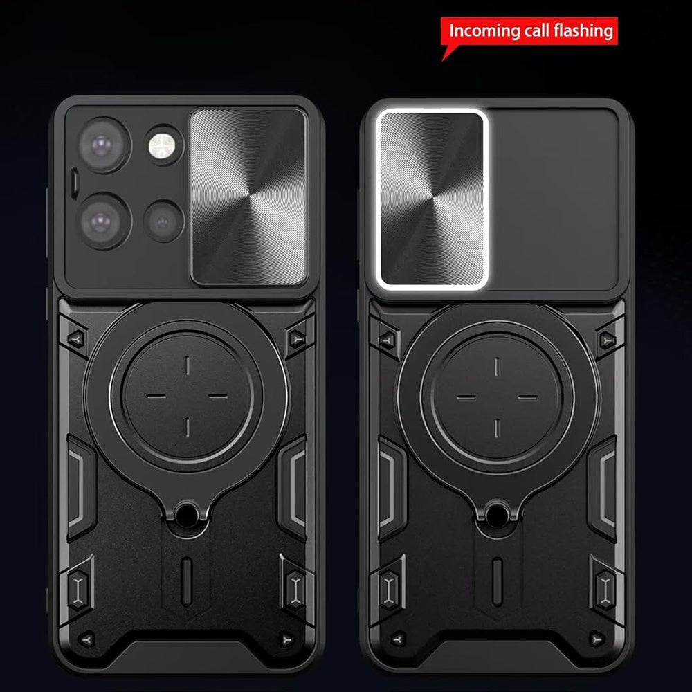 Husa pentru Motorola Edge 70 Fusion, Techsuit, CamGuard Pro, Albastra