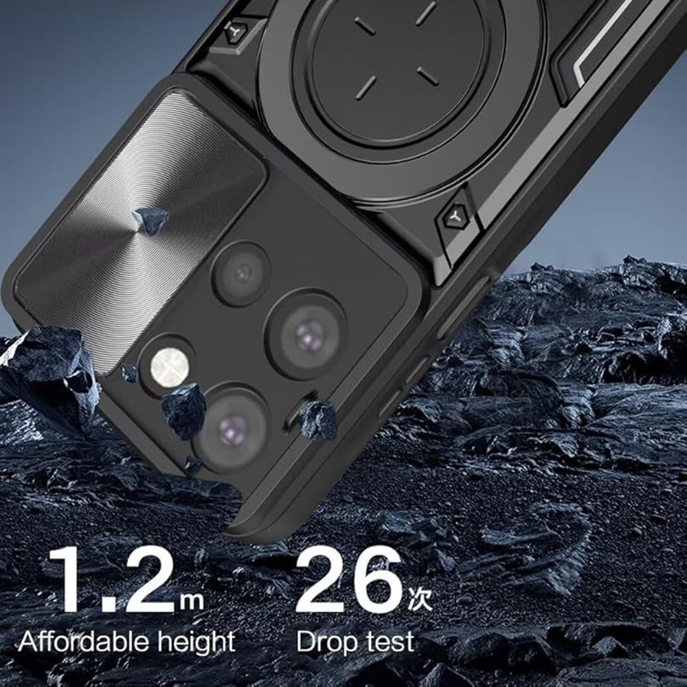 Husa pentru Motorola Edge 70 Fusion, Techsuit, CamGuard Pro, Albastra