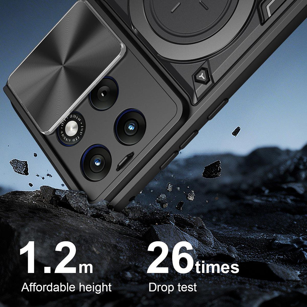 Husa pentru Motorola Edge 70 Fusion, Techsuit, CamGuard Pro, Mov
