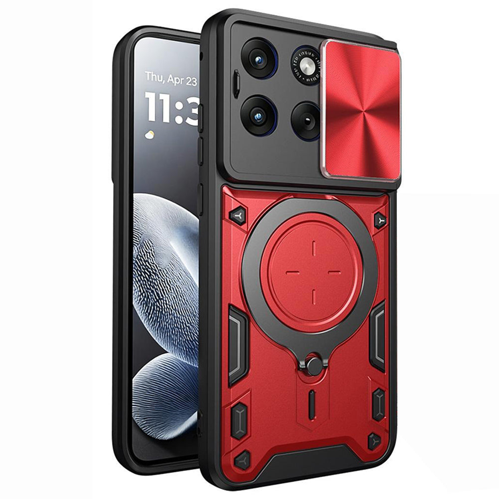 Husa pentru Motorola Edge 70 Fusion, Techsuit, CamGuard Pro, Rosie