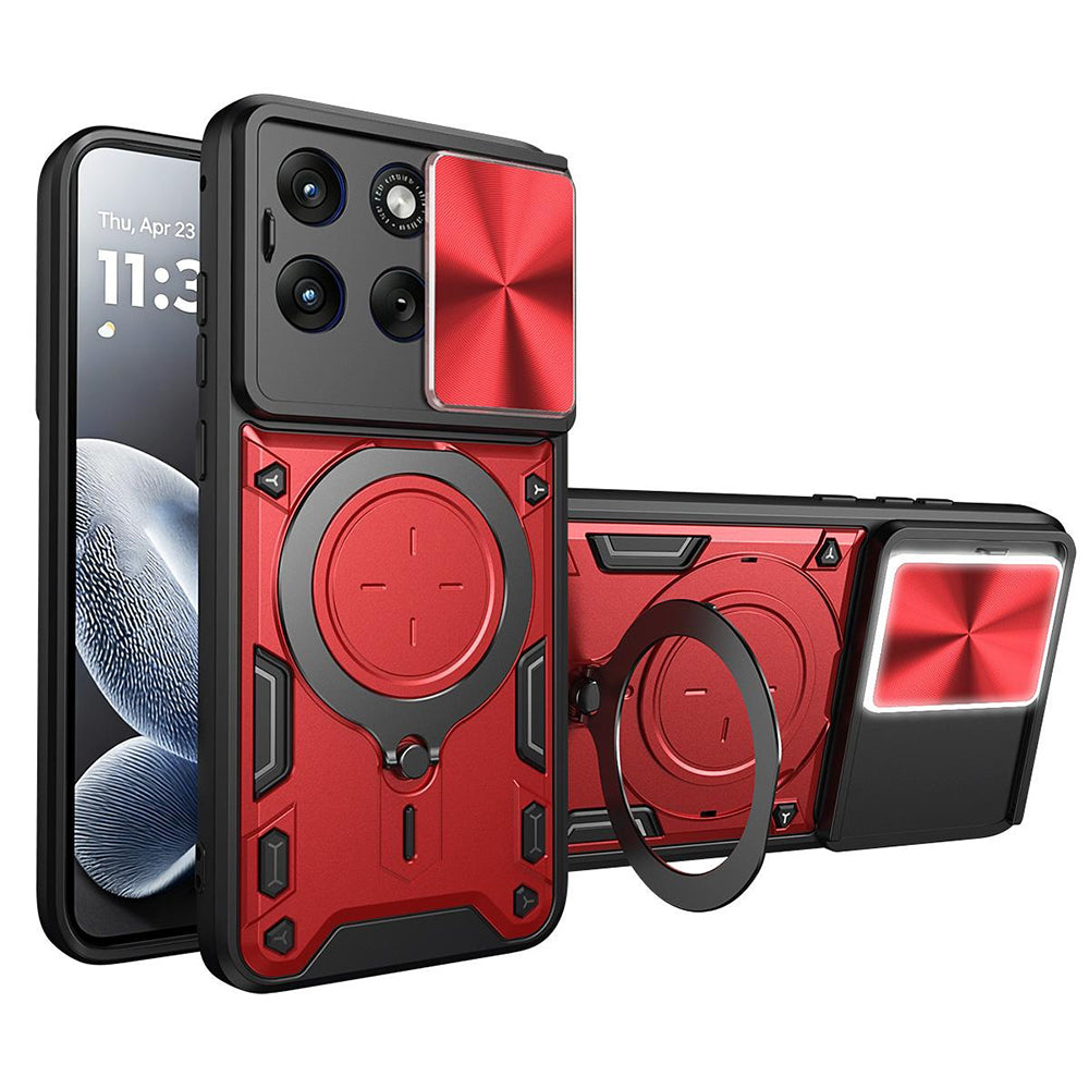 Husa pentru Motorola Edge 70 Fusion, Techsuit, CamGuard Pro, Rosie