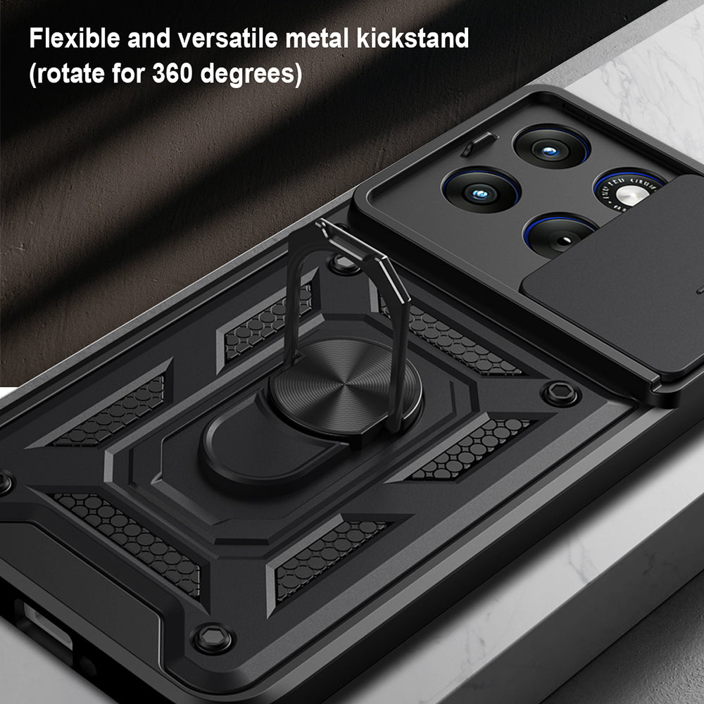 Husa pentru Motorola Edge 70 Fusion, Techsuit, CamShield, Albastra